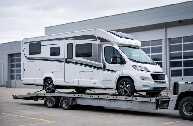Motorhome delivery